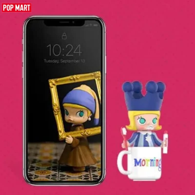 POP MART One Day of Molly Series Blind Box Toys Kawaii Anime Action Figure Surprise Mystery Box Dolls Gift