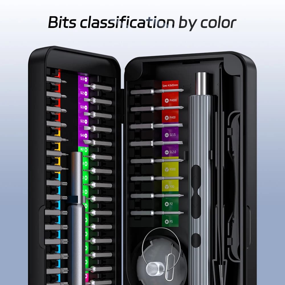Set di cacciaviti elettrici di precisione 58 in 1 strumenti Mini Kit piccolo ricaricabile bit Wireless orologio in vetro riparazione del telefono cellulare