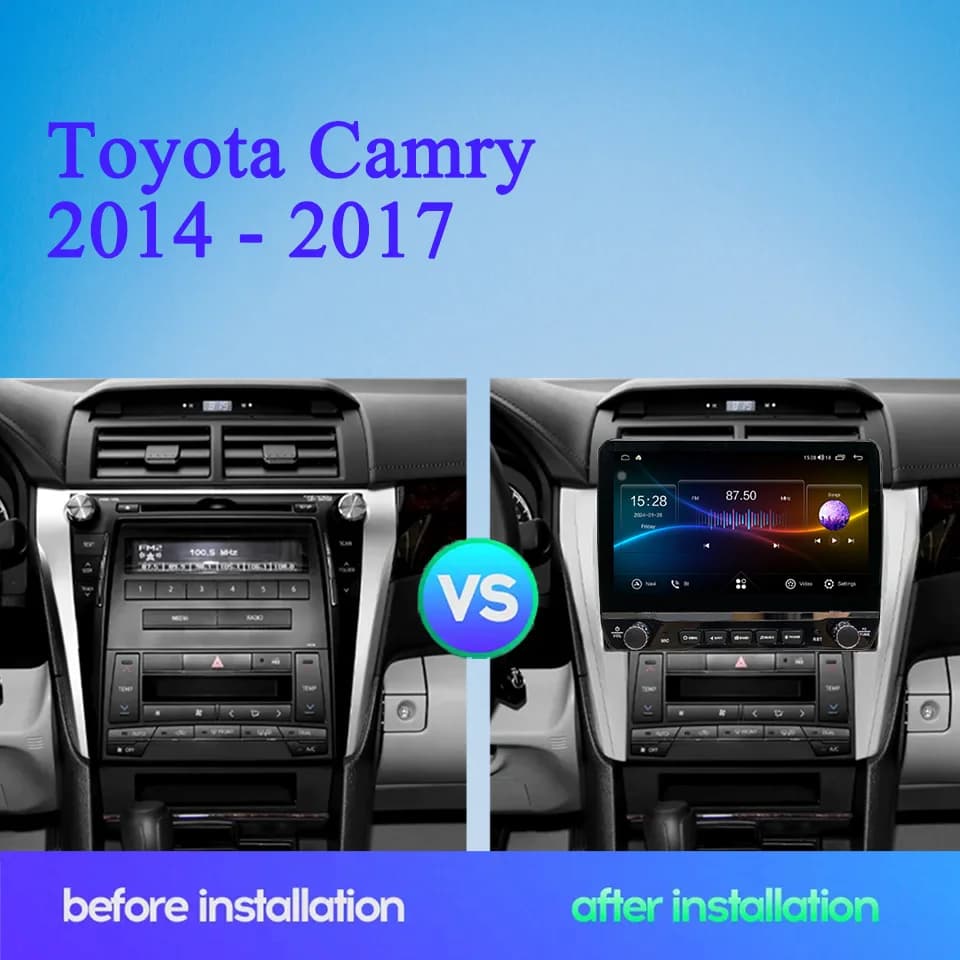 Per Toyota Camry 2014 2015 2016 2017 Monitor di Navigazione GPS per Auto Autoradio Video Audio A/V Registratore a Nastro DVD Cassetta 8Core 128G