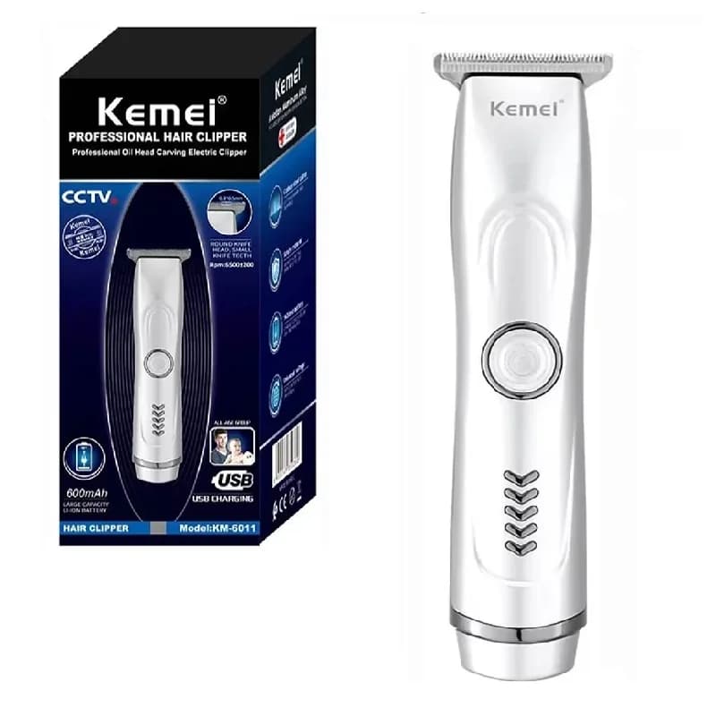 Kemei beard haircuts for men electric haircut trimmed face body moustache rechargeable haircut powerful