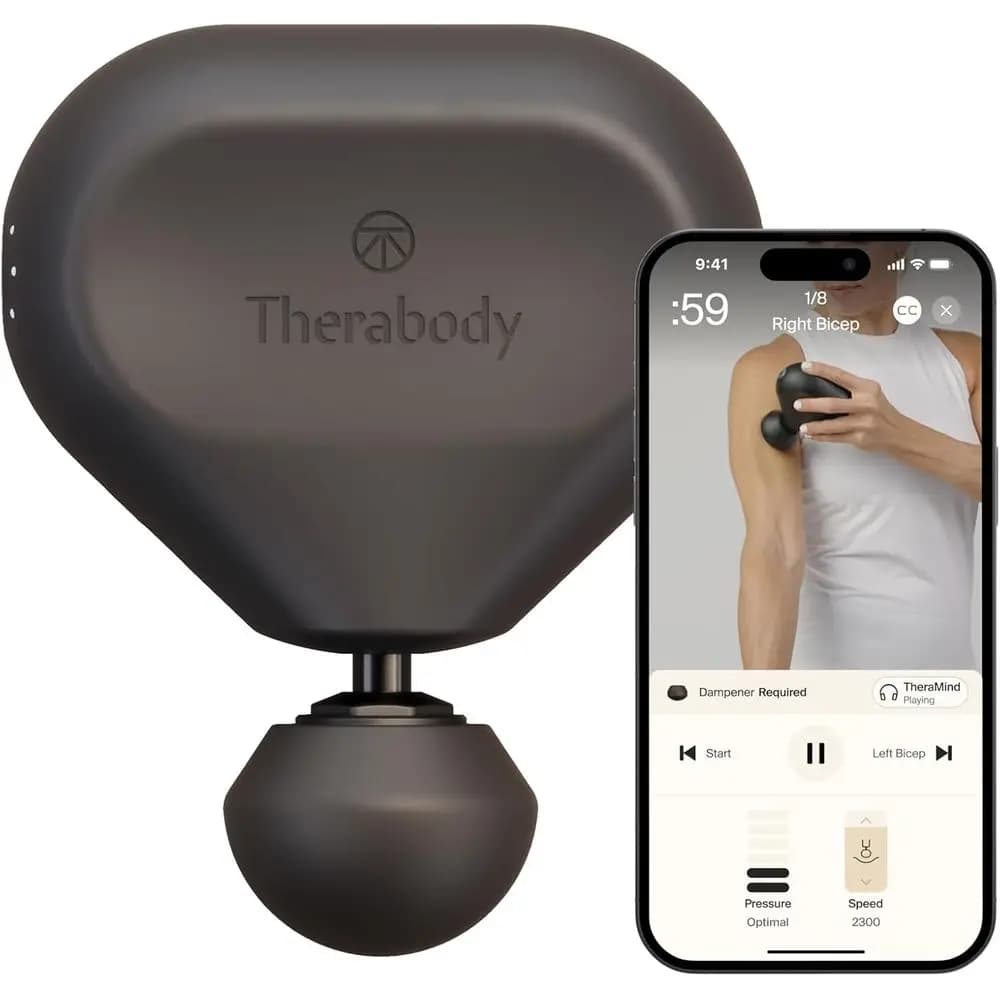 Mini (3rd generation) by Therabody – ultra-portable massage pad and travel or ast entrance, pain and Eactive tension relieve Anywher