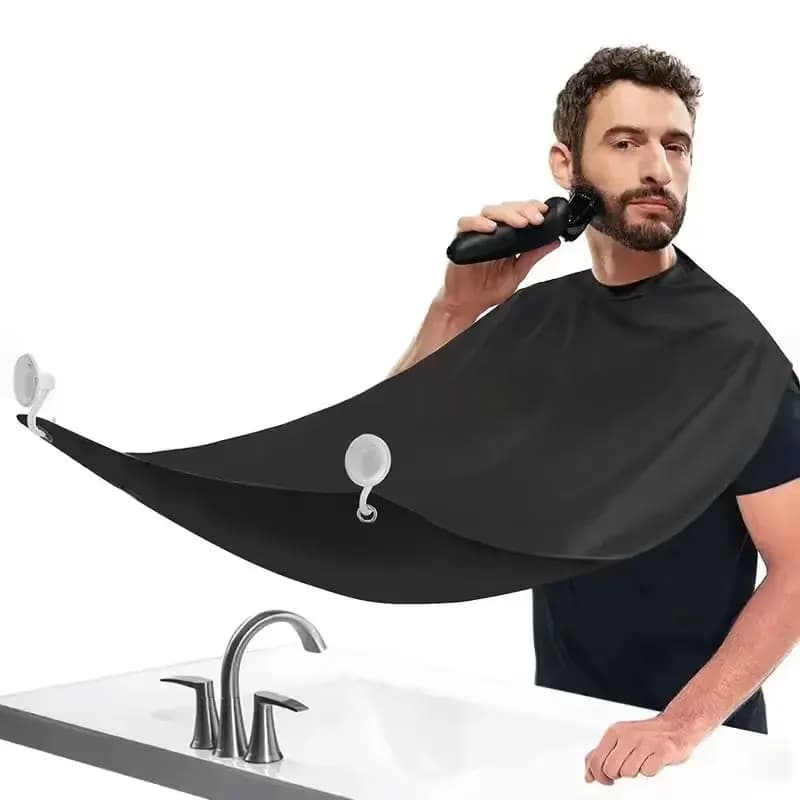 Grembiule da barba da uomo - Bavaglino per pulire per parrucchieri e rasoi - Regalo perfetto per toelettatura e igiene