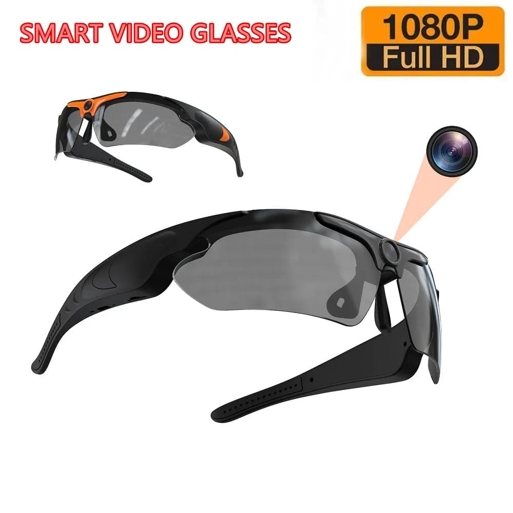 Fotocamera indossabile HD 1080P occhiali da ciclismo per esterni lenti polarizzate videocamera intelligente protezione di sicurezza registrazione Video Smart Camera