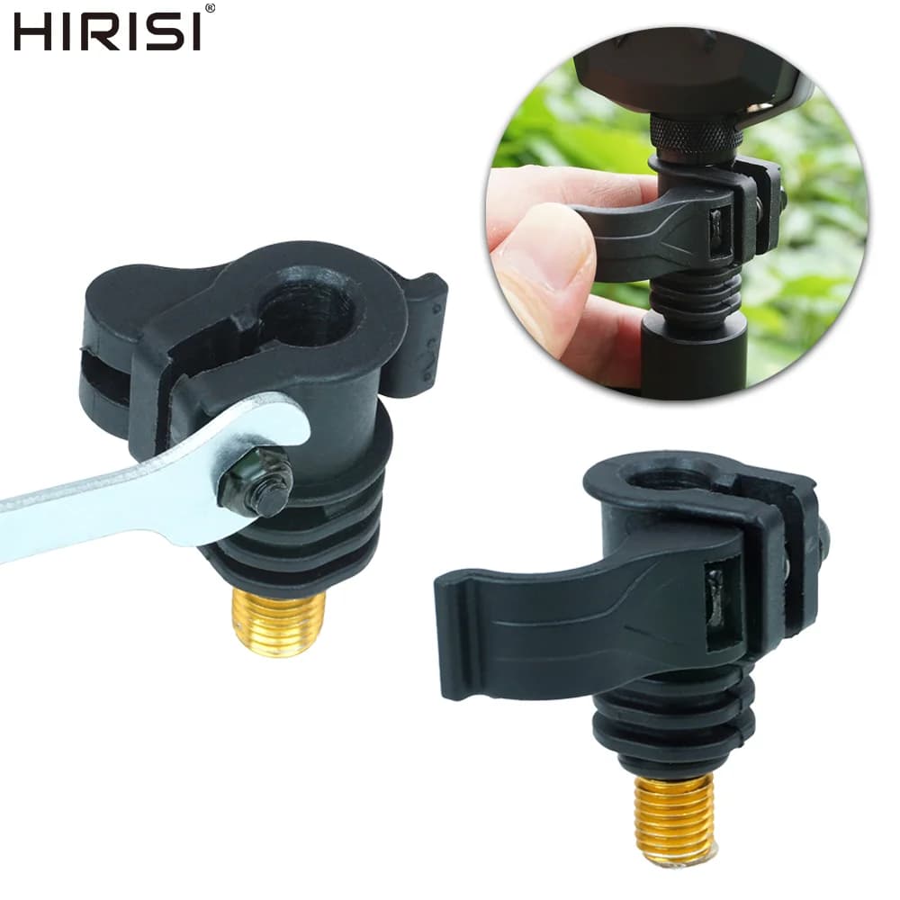 Hirisi AQ212 Pesca alla carpa Adattatore connettore a cambio rapido per asta Pod Bank Bastoni Buzzer Bar Allarme morso Accessorio per la pesca