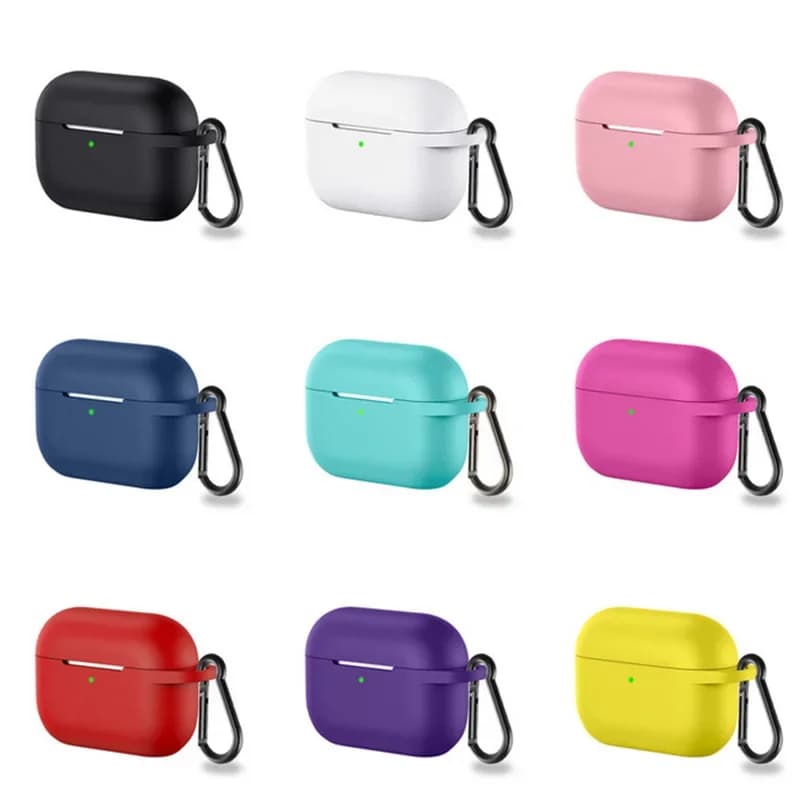 Custodia in silicone per Airpods Pro Custodia senza fili Bluetooth per Apple Airpods Pro Custodia Cover Custodia per auricolari per Air Pods Pro Fundas