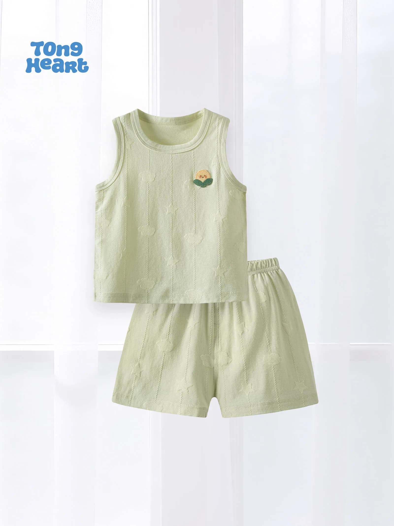 Baby vest set - Summer lightweight children's summer clothing - Sleepwear with no sleeves - Shorts - Infant separate clothing