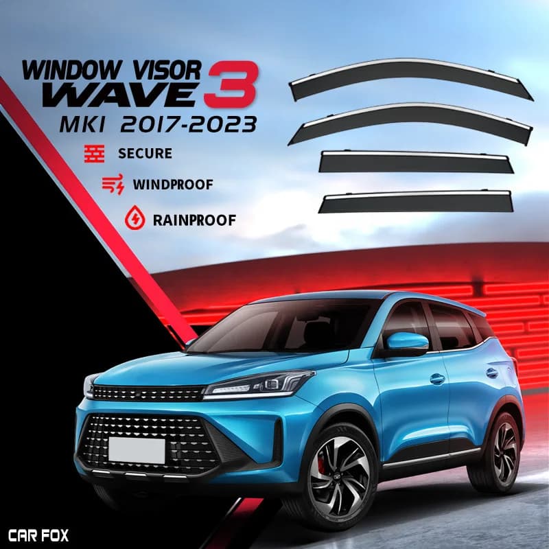 Per EMC Wave 3 Finestra di Automobile Visiera Tenda Shelter Parabrezza Finestra Laterale Pioggia Parasole Accessori Auto 2017+