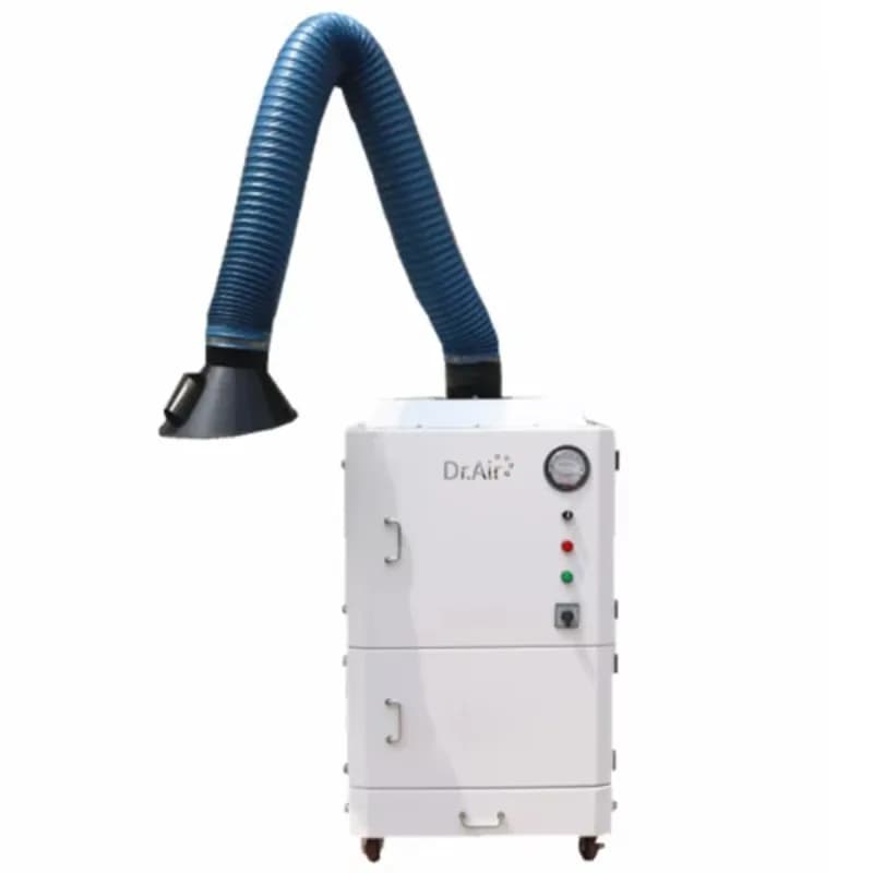【Prezzo di Fabbrica】Purificatore di Fumi Industriale Dr.Air KHF-1700: Sistema a Doppio Filtro per Saldatura, Molatura e Fumi di Taglio/Metallo
