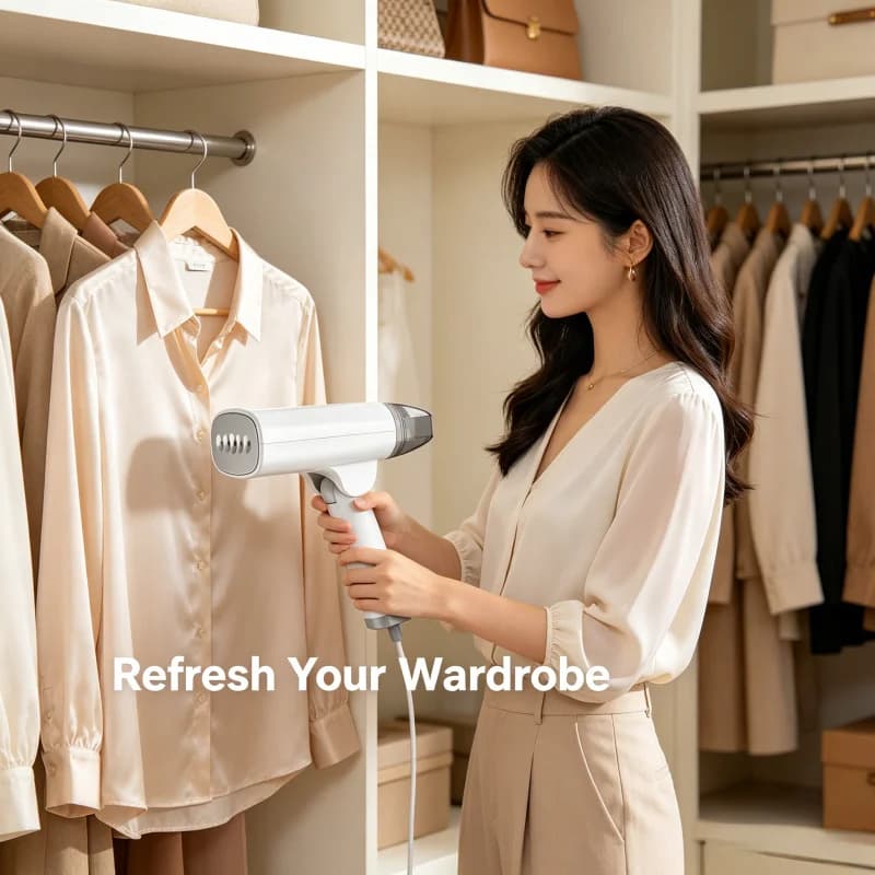 1300W Handheld Ironing Machine – Fast Heating Foldable Portable for Dormitory Students, Ironing Clothes Steamer Brush