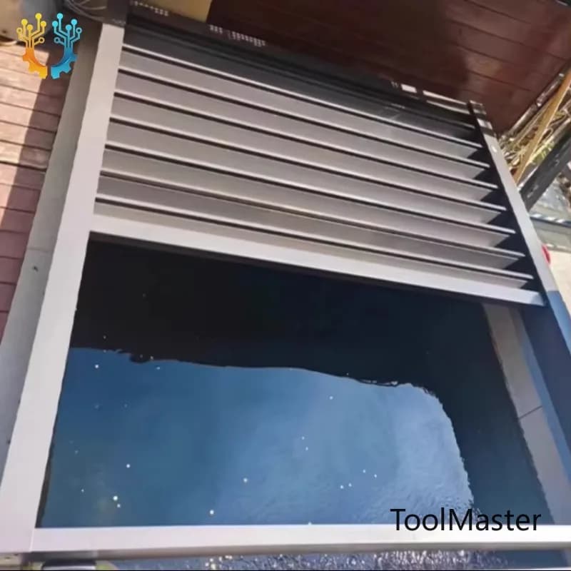 【2026】Outdoor Aluminum Retractable Awnings Remote Control Motorized PU Foam Roller Blinds Acrylic Roof Shutter Indoor Shutter Ro