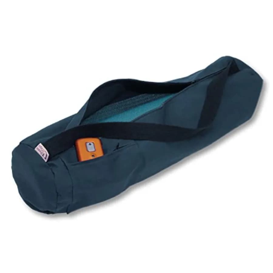 Premium Cotton Yoga Mat Bag with Shoulder Strap - Durable, Breathable and Lightweight Gym Bag to Carry the Standard or Mat Size