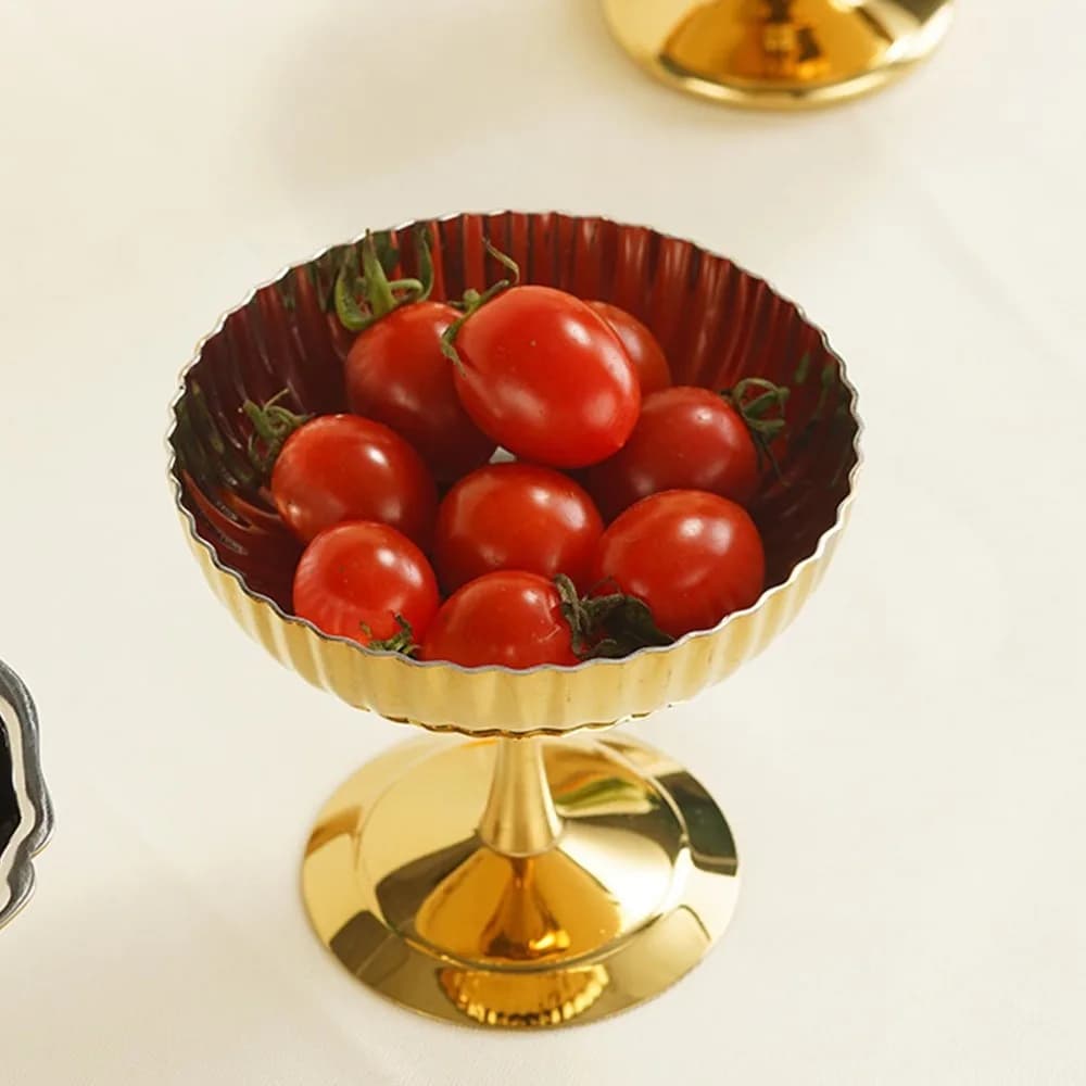 Rustless Steel Dessert Cup Burr Free Mirror Polished Yogurt Cup Suitable Cold Food Container Round Edge Serving Cup