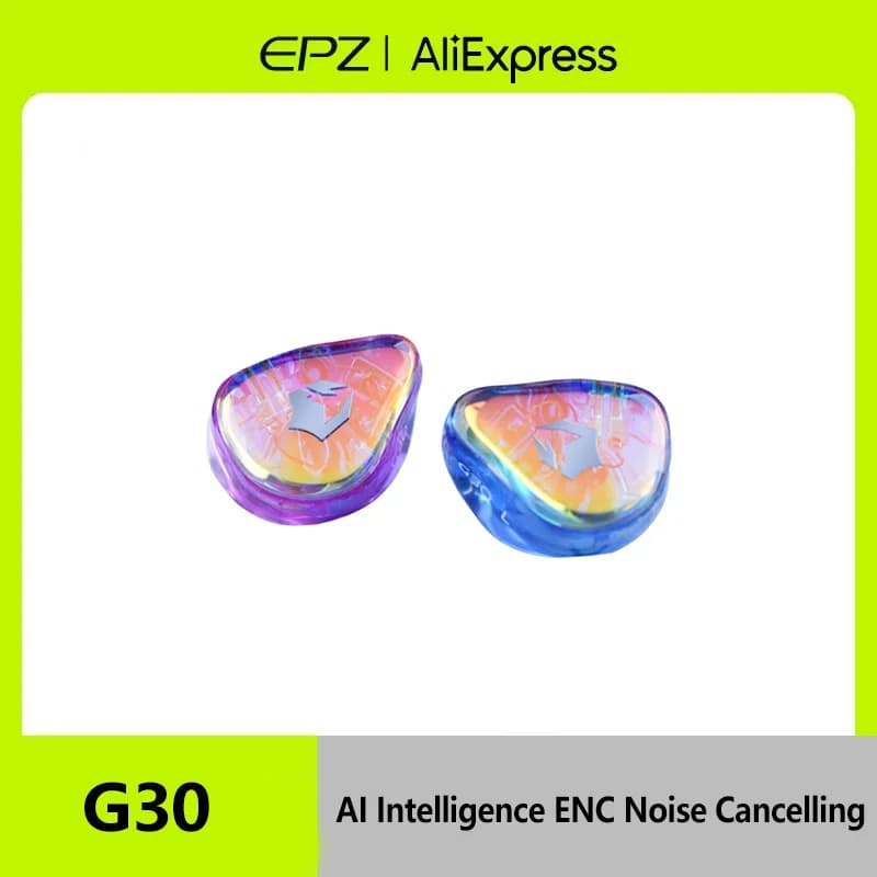 EPZ G30 Hearing Aid HIFI IEM In Ear Gaming Headphones Support for APP/Computer ENC With Noise Cancellation Custom Tuning