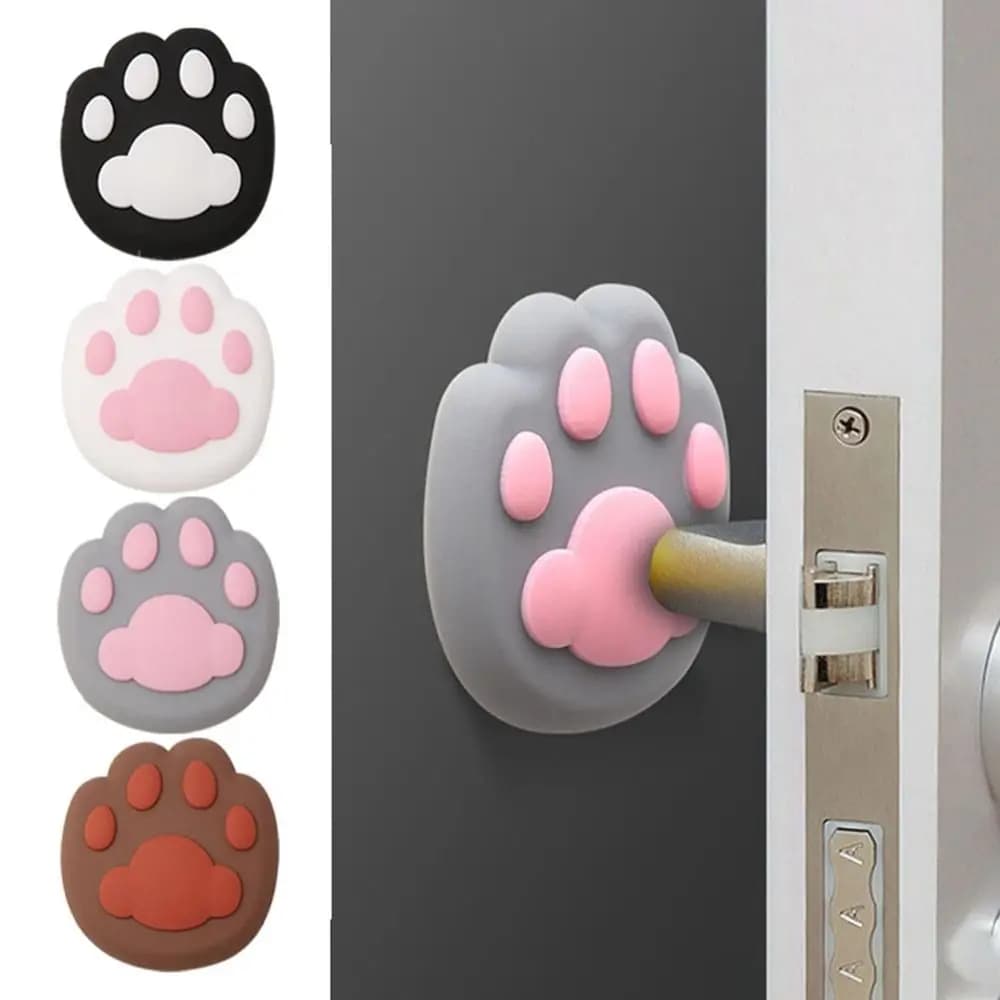 Paracolpi in Silicone per Porte, Protezioni Murali Anti-Collisione, Tamponi Antiurto Autoadesivi JJ0130A