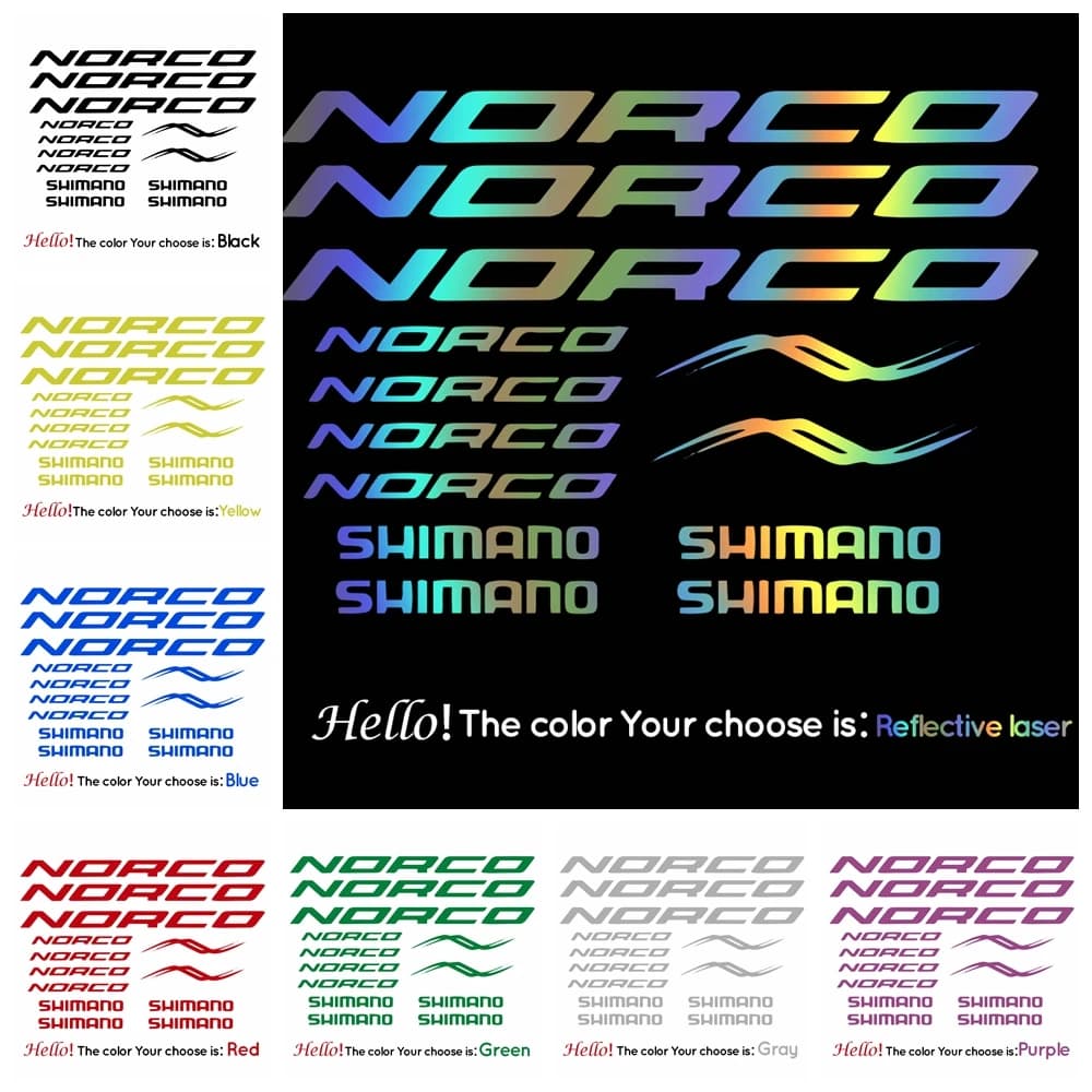 PEGATINAS STICKERS VINILO LAMINA BICICLETA PER Norco- Auto, adesivo decalcomania in vinile per bicicletta personalizzato per divertimento arredamento comodo