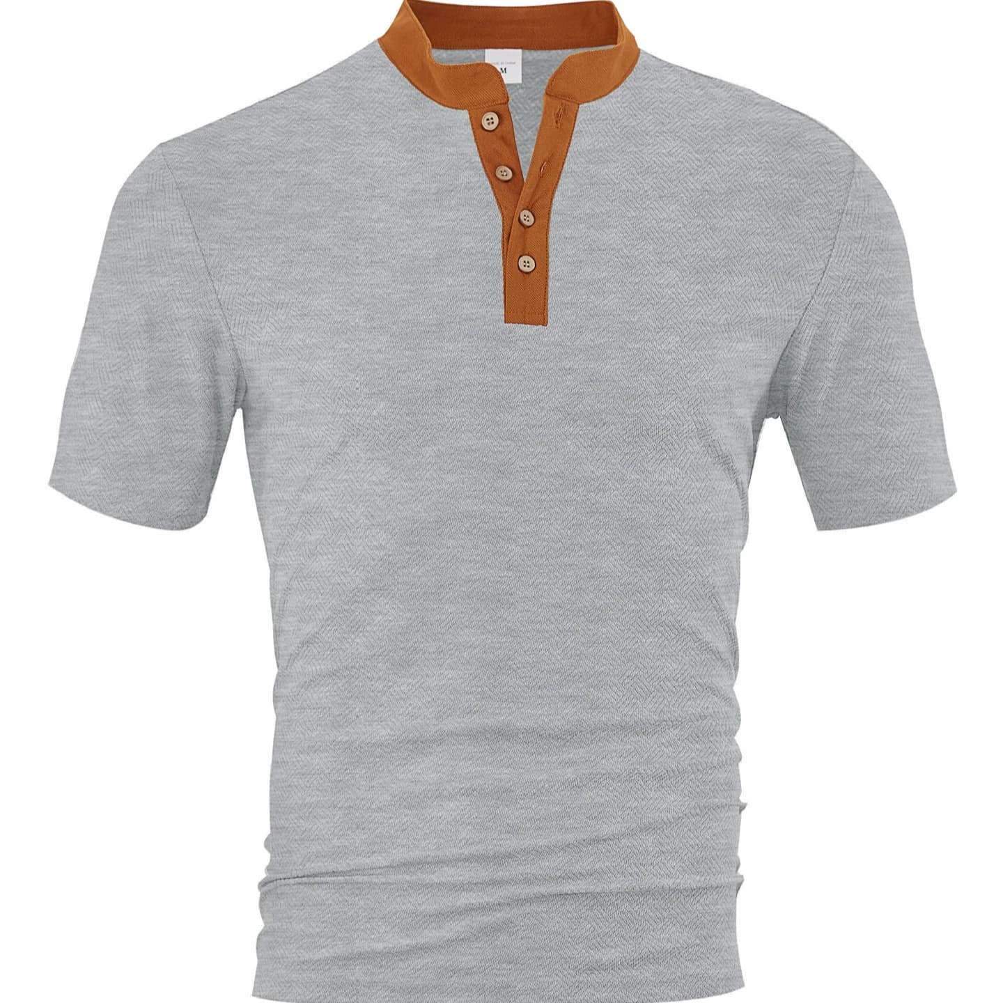 T-shirt Tattica da Uomo a Collo Tondo, Tinta Unita, Casual e Traspirante, Manica Corta per Golf, Ciclismo ed Escursionismo