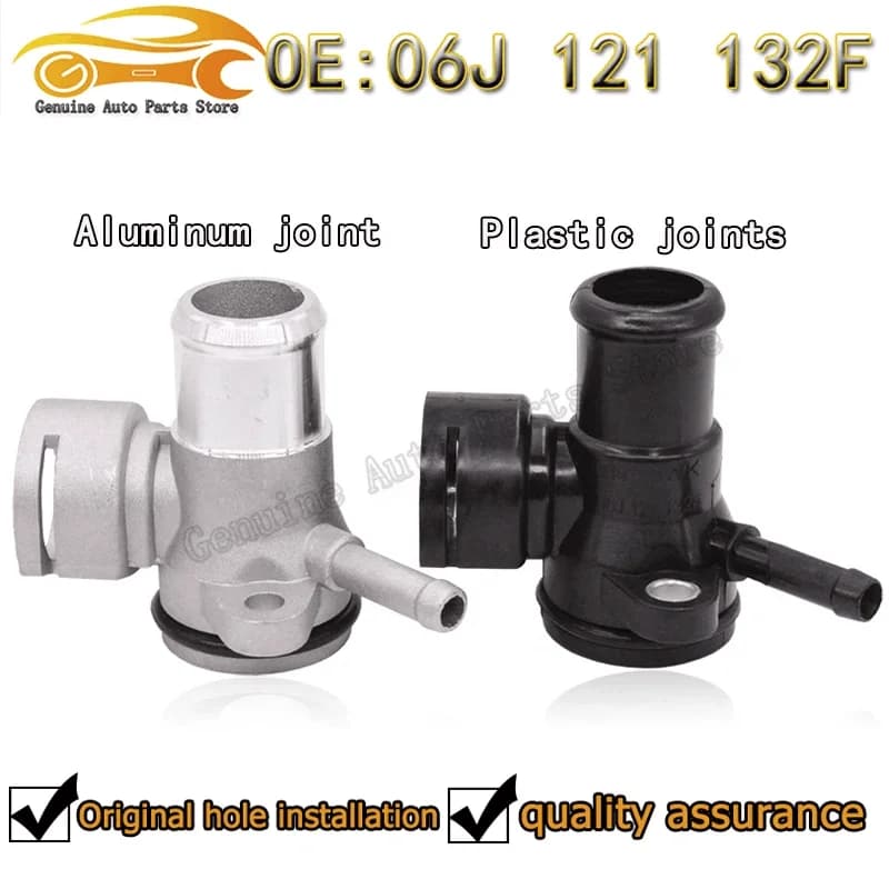 06J 121132 F Per Adattare A3 Q3 TT Passat Tiguan CC Magotan Golf 6 GTI Suncool Testata Tee Tubo Acqua Calda Connettore Tee