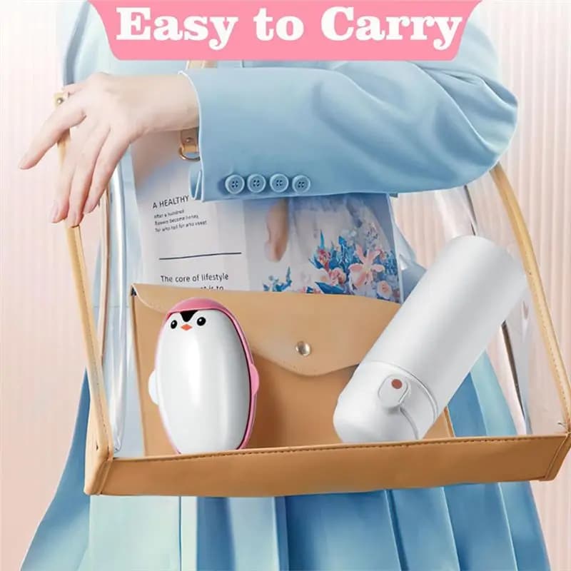 AB11-Washable Lint Remover Penguin Cute Portable Sticky Washable Reusable Clothes Dust Cleaning Hair Pet Sticky Roller 3Pc