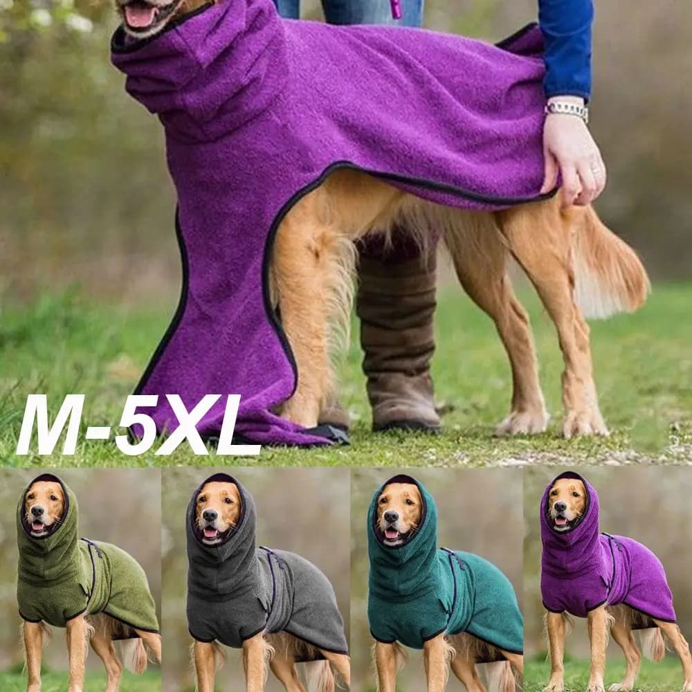 Vestiti invernali in spugna costumi levriero Pitbull felpe con cappuccio giacca cane abbigliamento caldo Pet Sleepwear cappotto imbracatura gilet