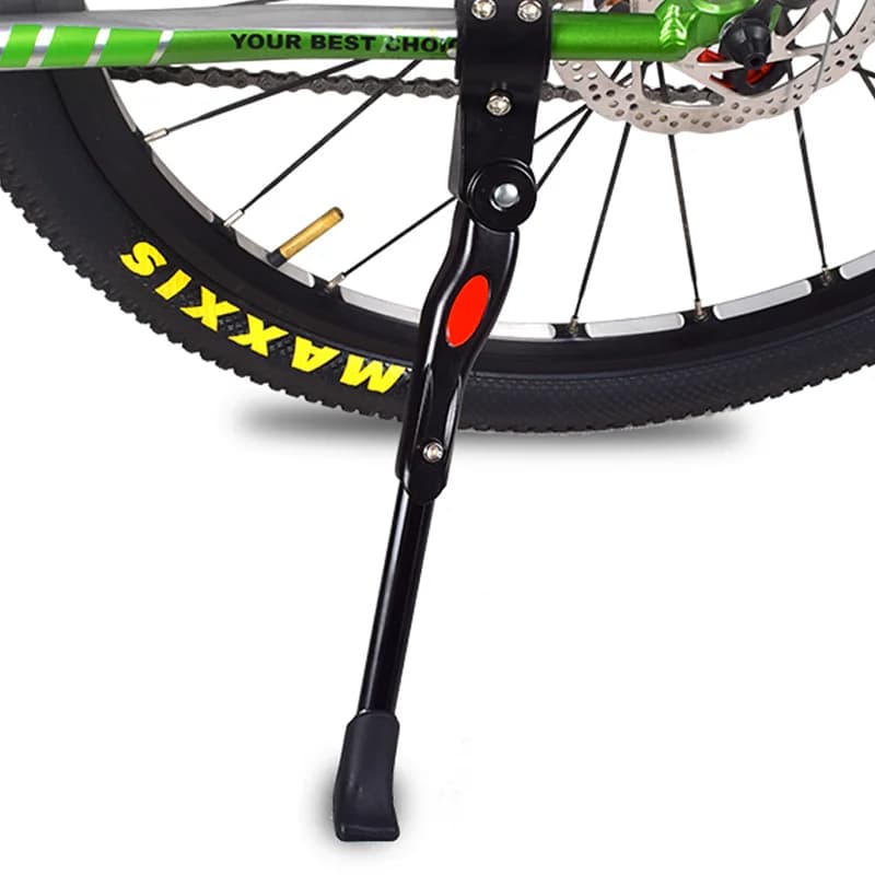Cavalletto per bicicletta da strada MTB Cavalletto in alluminio 24/26/27.5/29/700C Supporto per mountain bike regolabile Parcheggio posteriore laterale