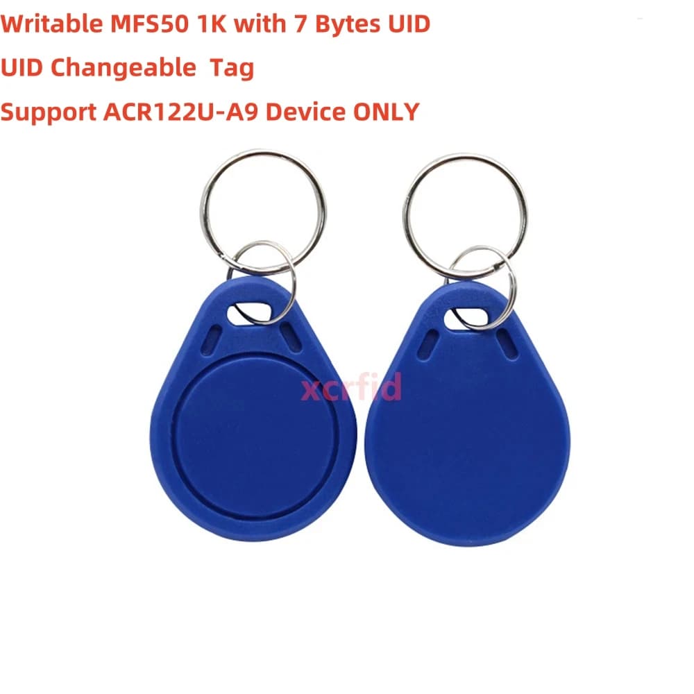 NFC RFID 13,56 Mhz S50 1k con 0 blocchi 7 byte UID modificabile scrivibile Smart Card Gen3 Tag chiave magica cinese IC Token per clone