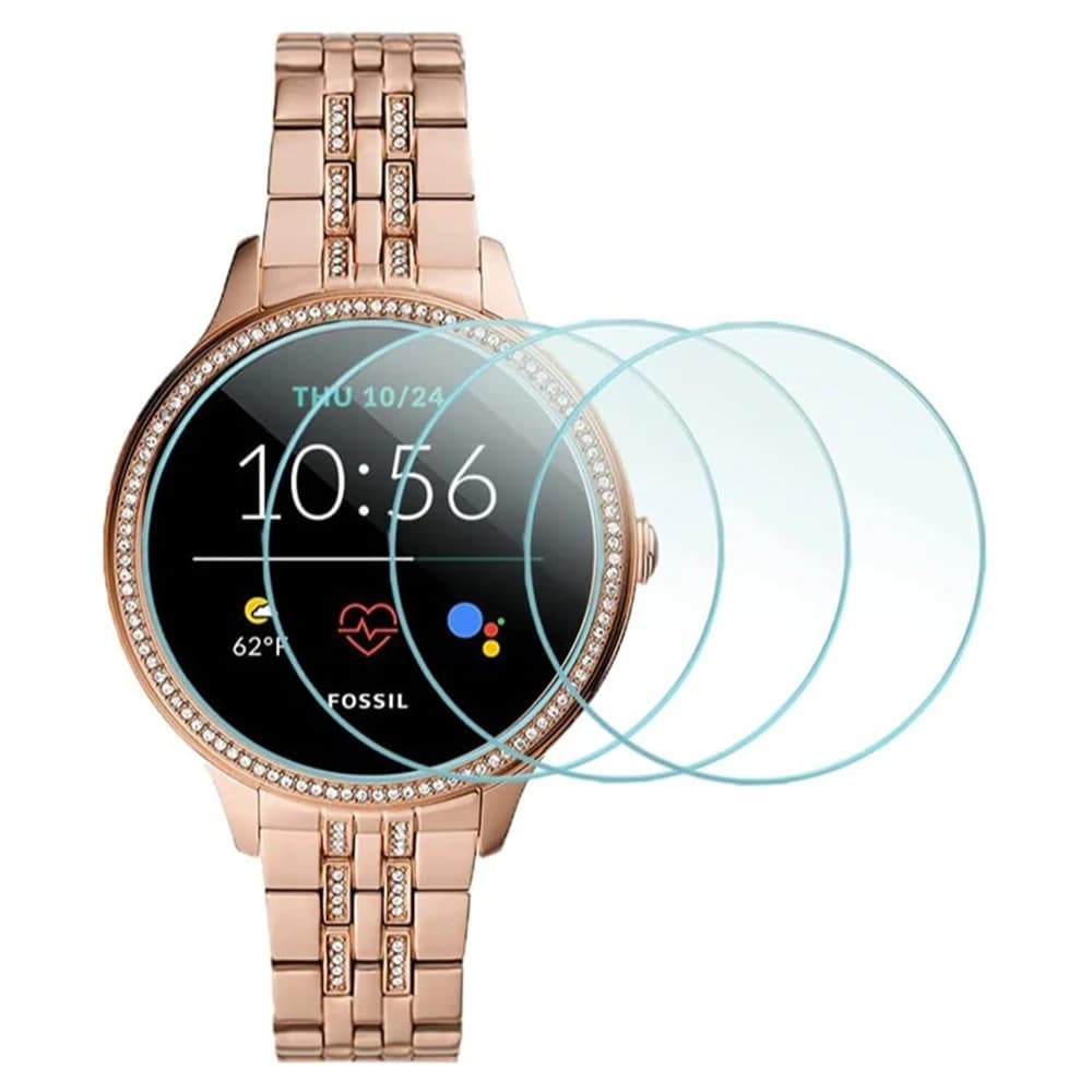Proteggi schermo in vetro temperato per Fossil NEW Fossil Women's Gen 5E 42mm Proteggi schermo, protezione schermo con durezza 2.5D 9H
