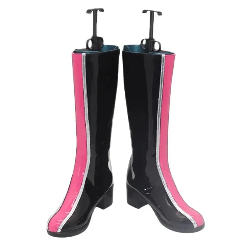 Kpop demo hunters cosplay boots plutonium leather shoes for women idol group accessory role game