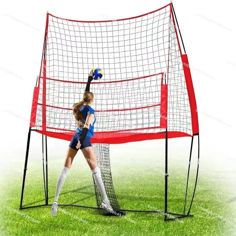 11 * 8 feet volleyball practice net indoor and outdoor adjustable height volleyball practice net