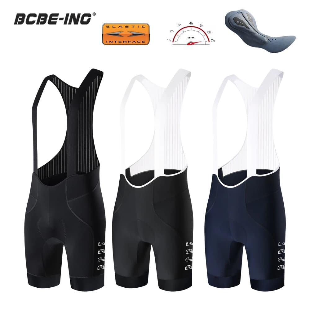 BCBE-ING Shorts with 7-hour cycling straps with elastic interface Pro MTB cycling shorts Road bike shoe