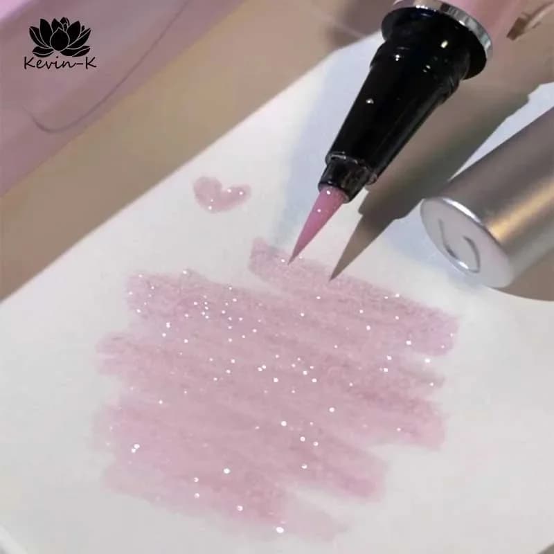 Light Pink Pink Polished Machining Powder Light Lights Waterproof Liquid Spielner Long-Term And Without Slips