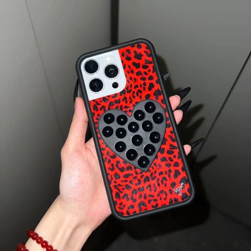 Wildflower wf Love sucker disc Phone Case for iPhone 16 15 14 13 12 17 Pro Max Plus 16pro Air WILDFLOWER Girl suction cup Cover