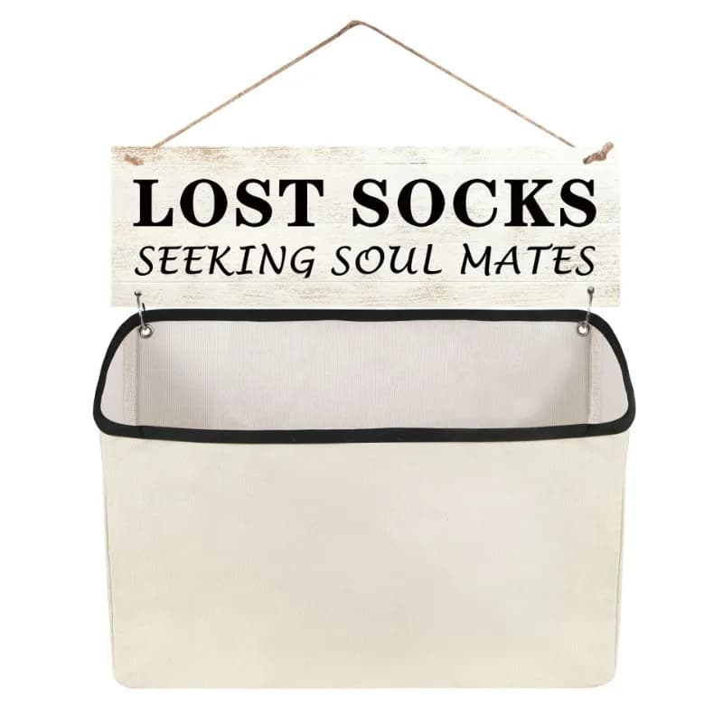1 piece of loyal socks for laundry, separate storage bag, hanging bag to store multifunctional creative objects
