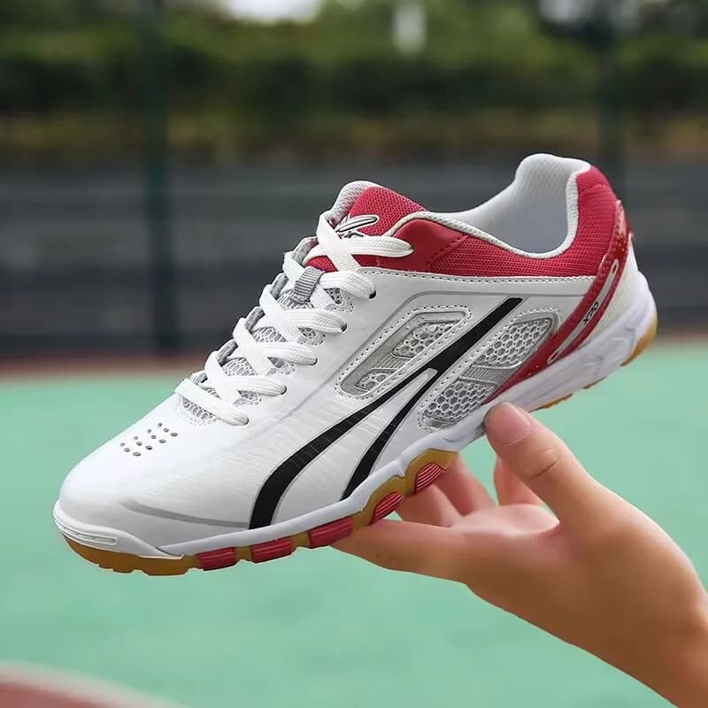 Nuove Scarpe da Tennis da Tavolo per Uomo con Taglio Basso e Rete Traspirante, Antiurto e Antiscivolo, Scarpe Sportive per Giovani per Pallavolo e Badminton