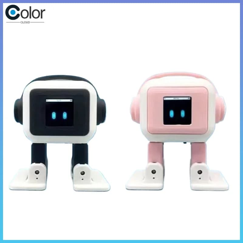 Robot Desktop AI Emo Interattivo con Controllo Vocale, Chat e Danza, Kit Programmabile STM32 con Modulo Vocale e Supporto per Sviluppo Secondario