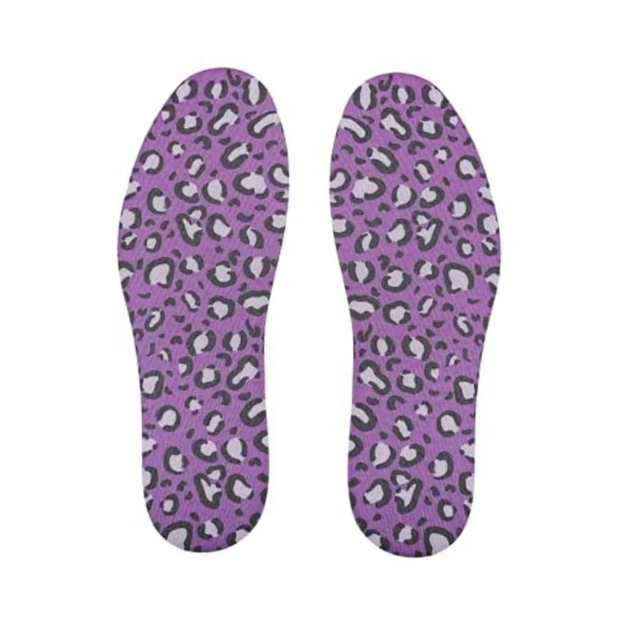 Thin Shoe Insoles for Women - Washable Barefoot Insert, No Show Sockless Socks, Shoe Insert
