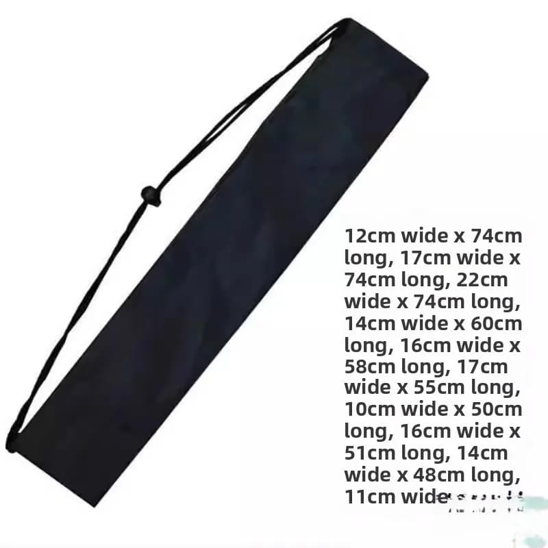 Outdoor Waterproof Tool Bag Drawstring Storage Pouch for Trekking Poles Tripod Canopy Rods Long Rectangular Organizer Bag