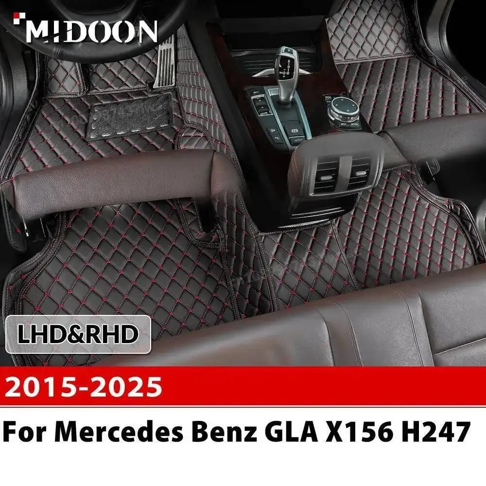 Per Mercedes Benz Classe GLA X156 H247 2015-2025 Personalizzato Auto Tappetino Automobile Tappeto Copertura Accessori Interni Protettivi
