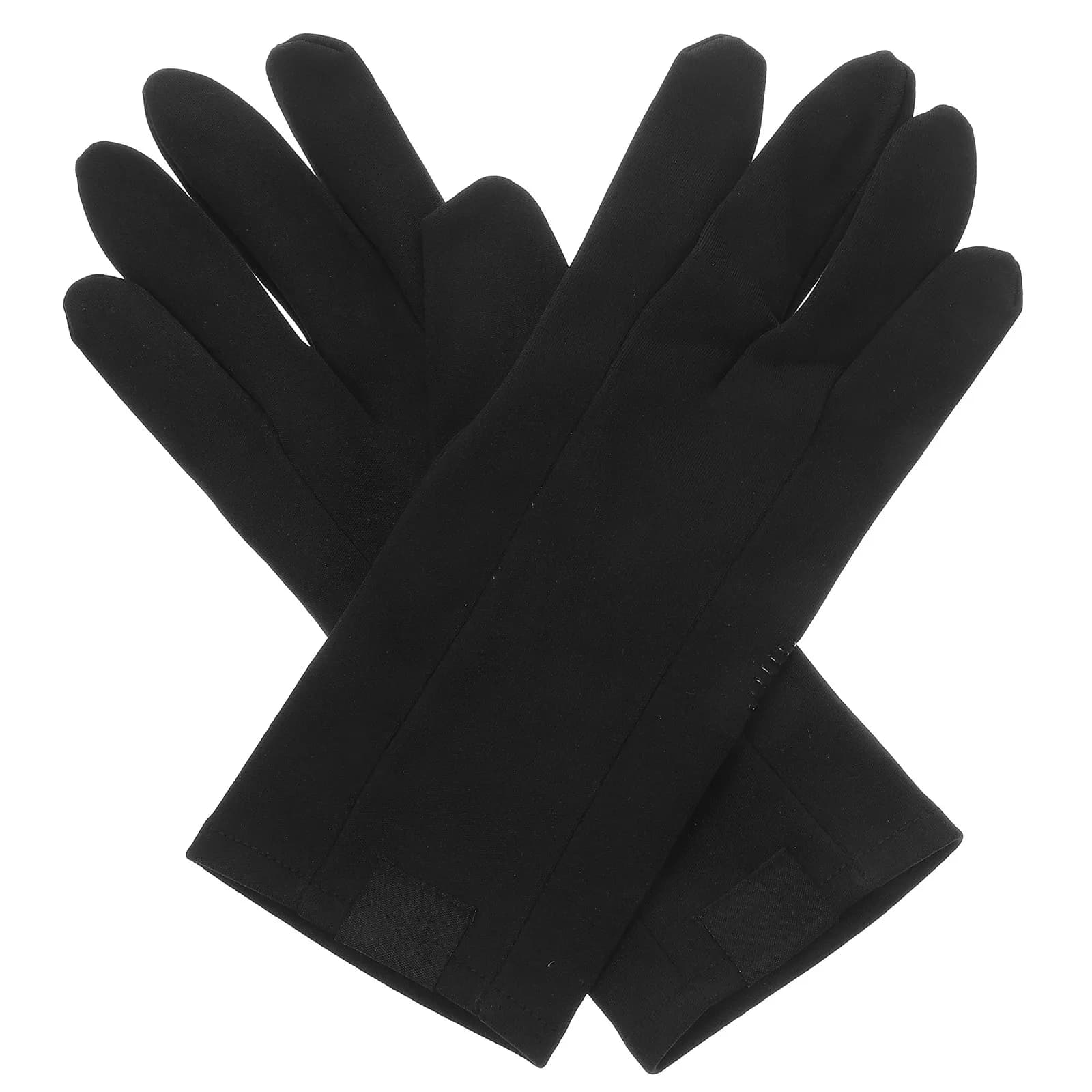 Unisex Winter Gloves L Black Silicone Touch Screen Anti-Slip Sports Gloves Reflective Cycling Running Outdoor Use