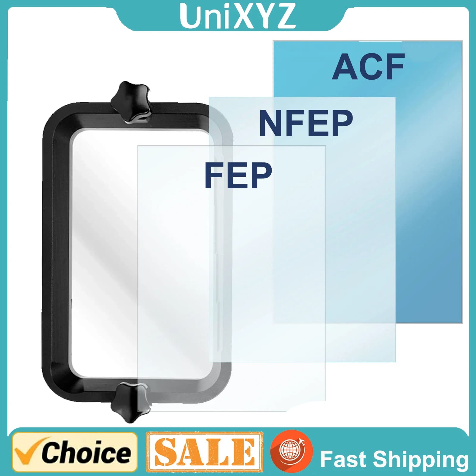 2PCS FEP FPA nFEP ACF Pellicola di Rilascio per Elegoo Saturn Mars 2 3 4 Ultra Anycubic Photon M5 M7 Max Pro Mono Creality Halot Mage S