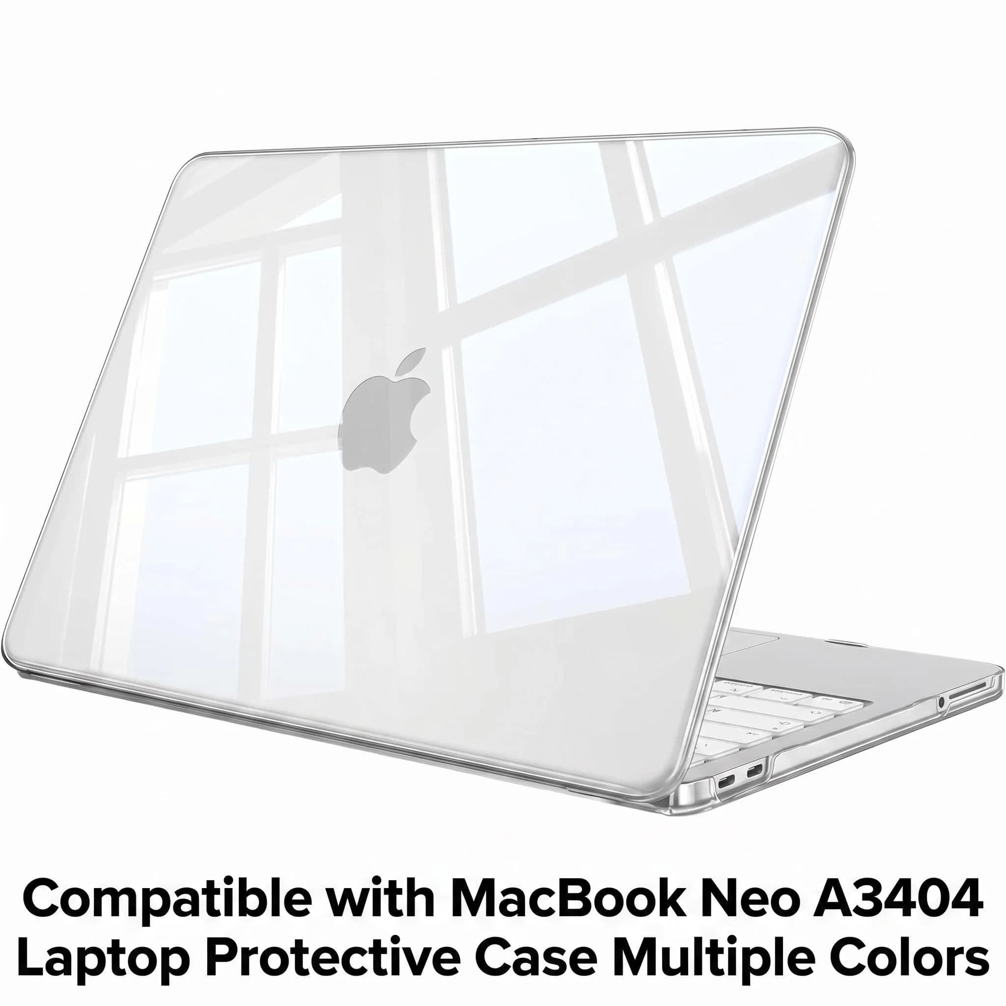 Compatible with MacBook Neo A18 Pro Chip 13' Inch Case, A3404 2026 Laptop Protective Hard Shell Cover, Lightweight Crystal Clear