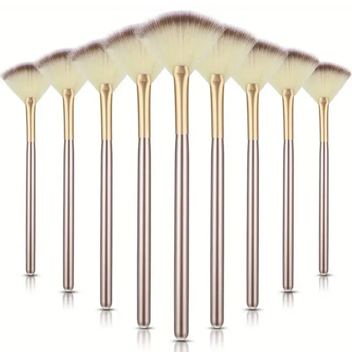 1/3/5/9 pieces soft and thin face fan brush, multipurpose cosmetic makeup, tool set for makeup brush with mask brush