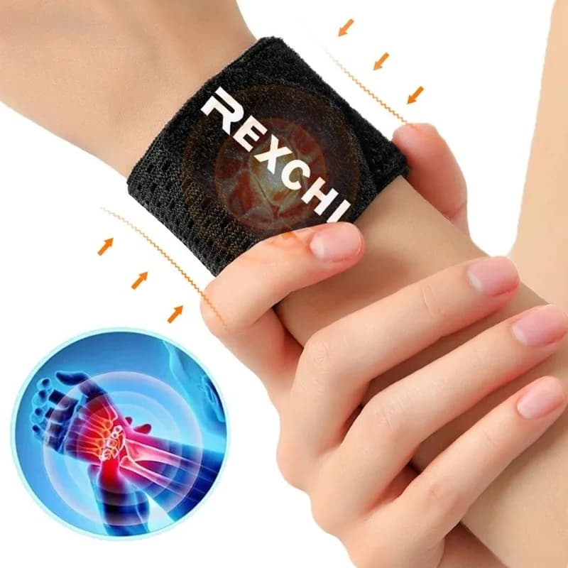 Cinghie da polso di supporto regolabili per tutore da polso 1/2 pezzi per sollevamento pesi fitness, sollievo dal dolore al polso altamente elastico