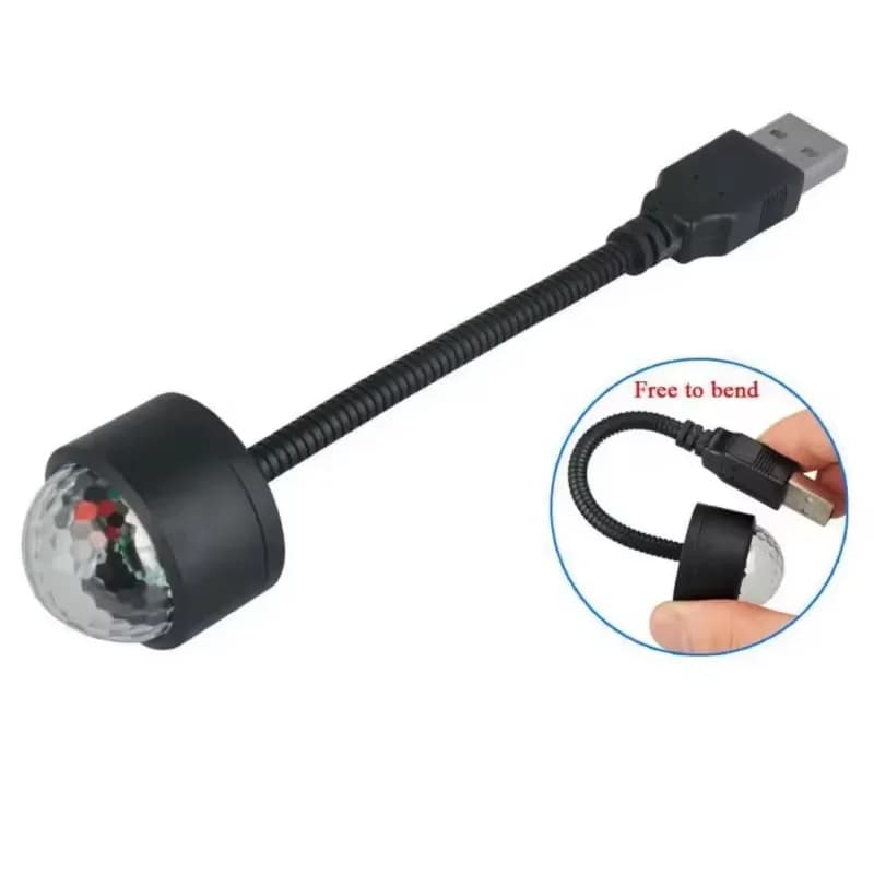Mini Proiettore LED per Tetto Auto, Luce Notturna Stellata, Lampada Atmosfera Galassia USB, Decorativa Regolabile per Tetto Auto e Soffitto