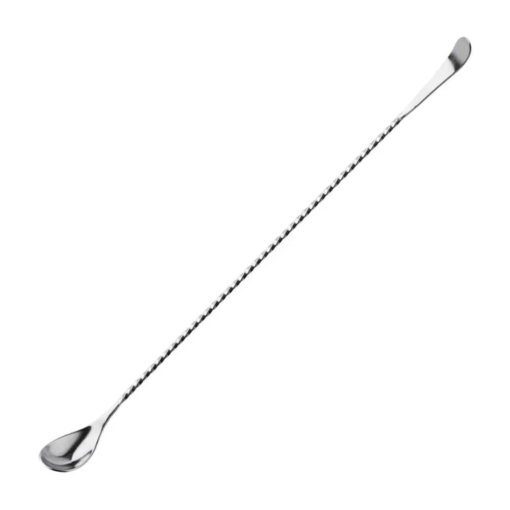 30cm Standard Bar Spoon Japanese Style Stainless Steel Bartender Stirrer Spiral Cocktail Mixing Spoon for Bar Use