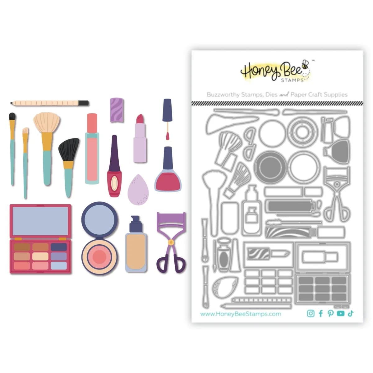 2025 Nuovi cosmetici Strumenti per il trucco Fustelle in metallo per biglietti d'auguri fai-da-te Crea scrapbooking Decorazione artigianale Fornitore Punch Die