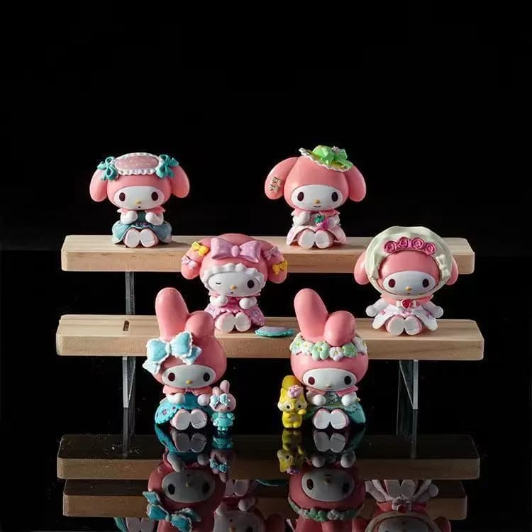 2026 Nuovo Hot Good Sanrio Piquenique Morango Surprise Blind Box Tea Party My Melody Decorazione da Scrivania Regalo Blind Box Giocattolo Carino