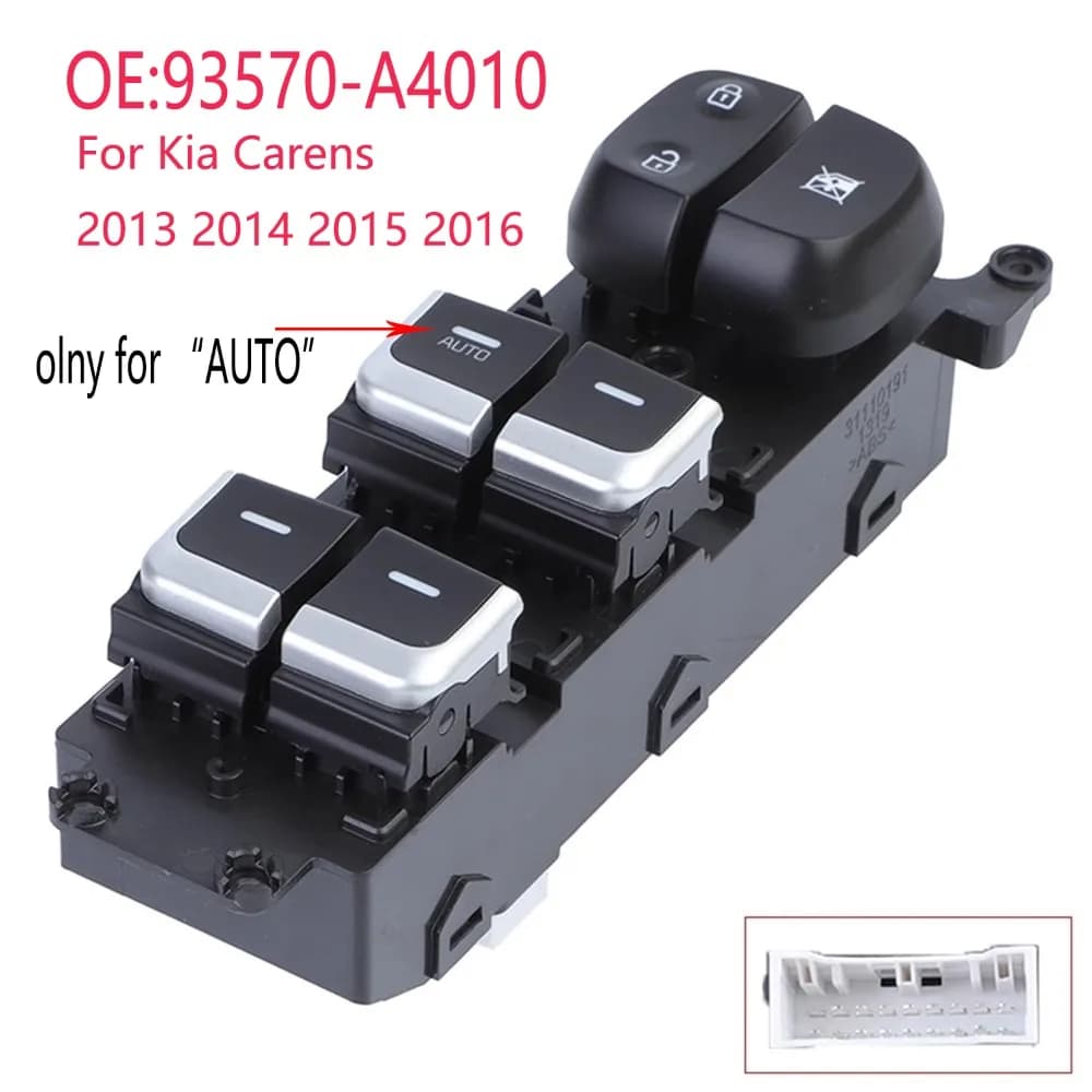 Accessori auto Per Kia Carens 2013 2014 2015 2016 Finestra di Energia Elettrica Interruttore Sollevatore Pulsante di Controllo Parti 93570-A4010