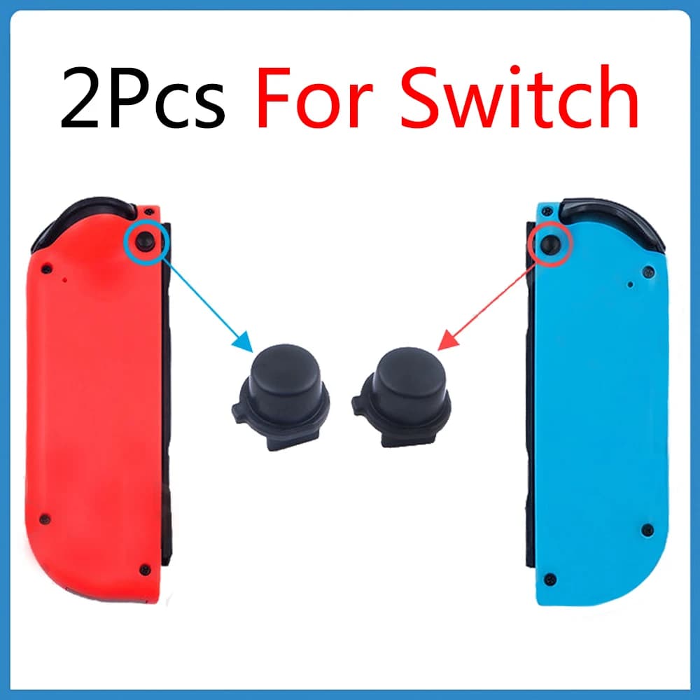 Pulsante di chiusura con maniglia JoyCon originale da 2 pezzi per Nintendo Switch Sostituzione dell'accessorio di gioco con chiave di blocco con maniglia nera