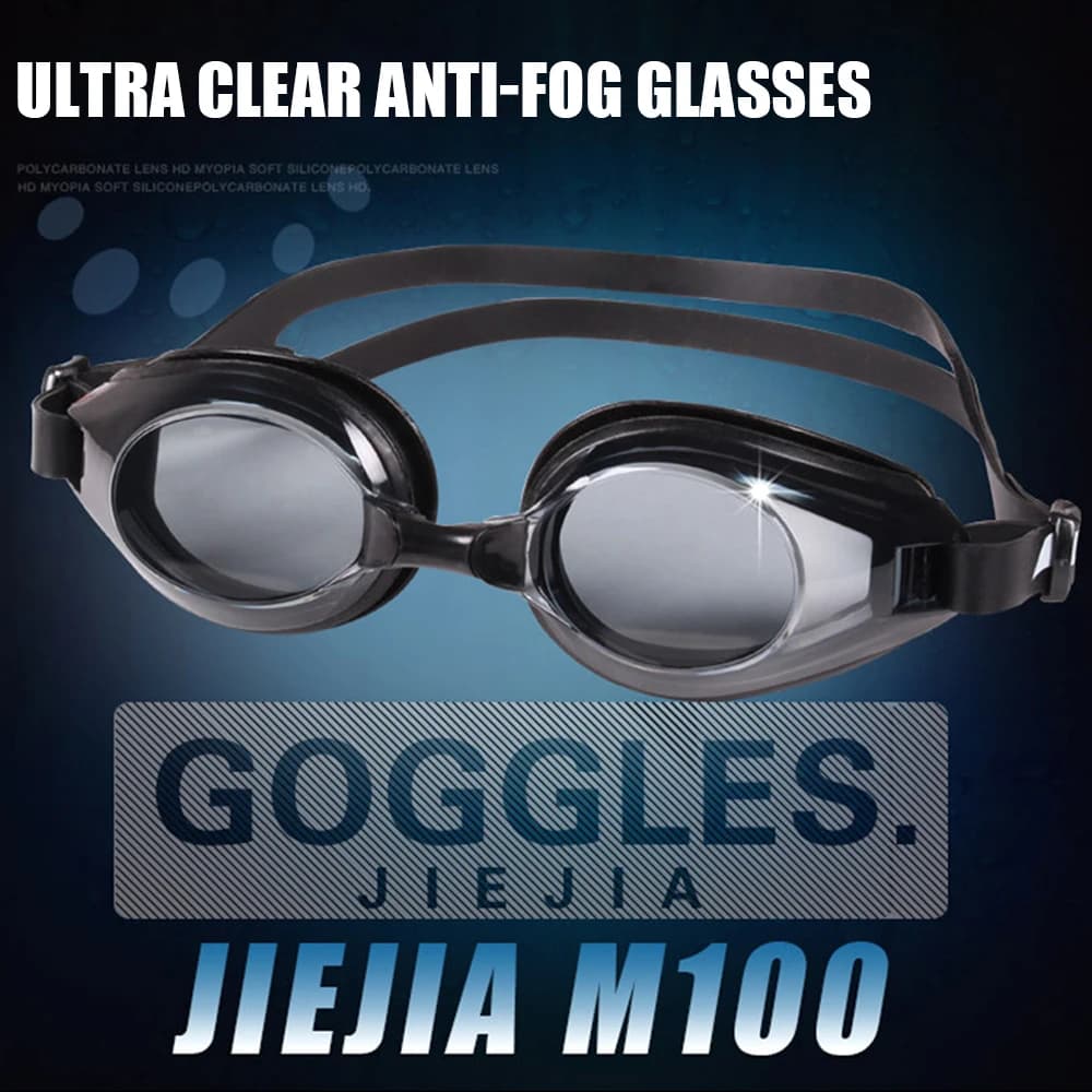 More recent swimming glasses prescription-1.0 ~-10 waterproof swimming glasses anti-fog diving glasses in Silicone adult diopters children