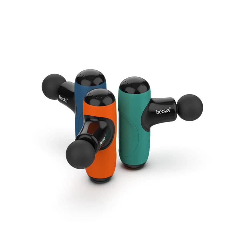 Beoka Portable Professional Band Gun Mini 5 Head Deep Fabric Massage Device Pocket Massage Gun with Brushless Motor